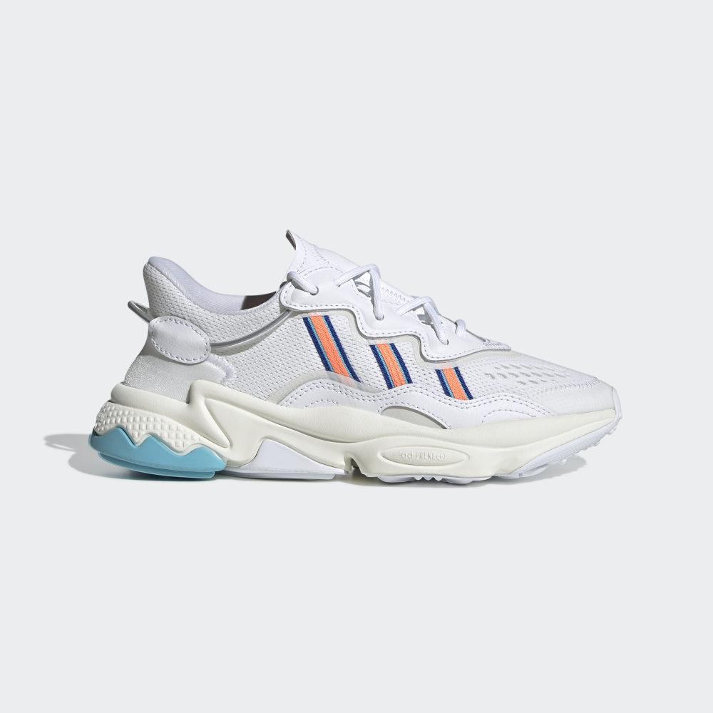 Originals Adidas OZWEEGO Dama Romania - Albi/Corai/Albastri EF4290